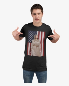 Melania Trump Flag Shirt - Pitter Patter Shirt, HD Png Download, Free Download