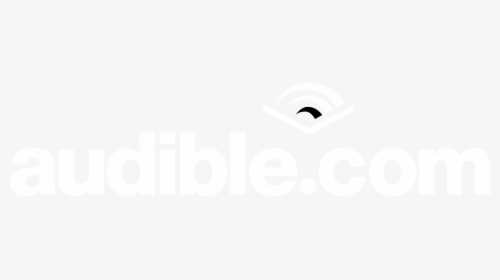 Com Logo Black And White - Audible Logo White, HD Png Download, Free Download