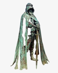 King, Artus, Sculpture, Bronze, Excalibur, Artus Say - Man With Sword Statue, HD Png Download, Free Download