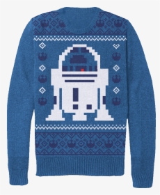 Star Wars Men"s Christmas R2-d2 Knitted Jumper - Sweater, HD Png Download, Free Download