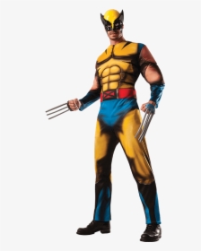 Mens Deluxe Wolverine Costume - Marvel Wolverine, HD Png Download, Free Download