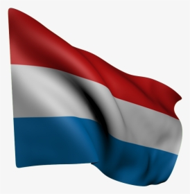 Flag, Luxembourg, Red, White, Blue, Waving, Netherlands - Waving Netherlands Flag Png, Transparent Png, Free Download