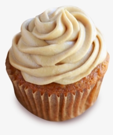 Carrot Cup Cake With Icing - Cupcake, HD Png Download, Free Download