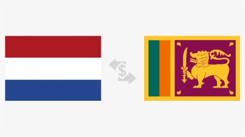 Srilanka And Netherlands Flag - Sri Lanka Flag Png, Transparent Png, Free Download