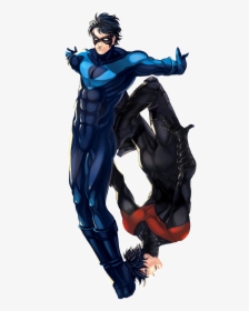 Two Nightwings By Operapink Batman Robin, Robin Dc, - Old Nightwing, HD Png Download, Free Download