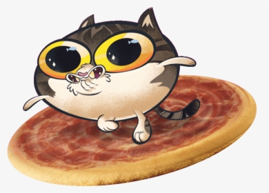 Dj Pizza Cat Gif , Png Download - Cartoon, Transparent Png, Free Download