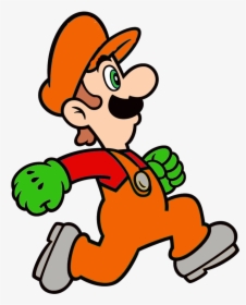 Mach Is In The Need For Speed, He Loves Cars And Food - Luigi 2d Artwork, HD Png Download, Free Download