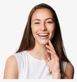 Young Woman With Flawless Smile - Young Woman Png, Transparent Png, Free Download