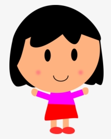 Girl Download Drawing Cartoon Computer Icons - Smiling Girl Clip Art, HD Png Download, Free Download