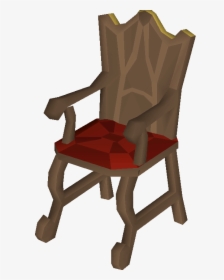 Armchair Clipart Brown Chair - Mahogany Armchair Osrs, HD Png Download, Free Download