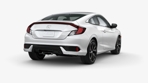 2019 Honda Civic Coupe Sport White, HD Png Download, Free Download