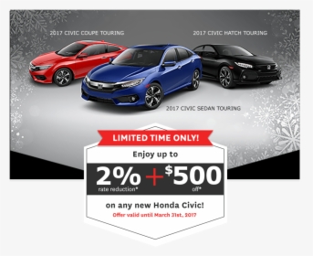 2017 Honda Civic Special Offer - Sports Sedan, HD Png Download, Free Download