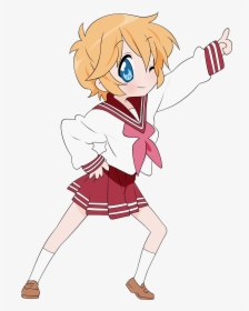 Anime Girl Pointing Transparent, HD Png Download, Free Download