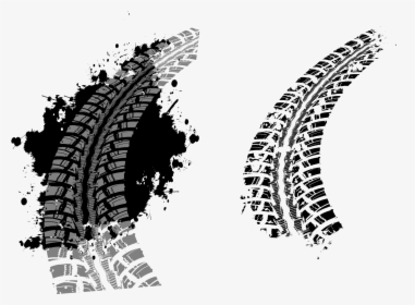 Grunge Tire Vector Png, Transparent Png , Png Download - Vector Tire Marks Png, Png Download, Free Download