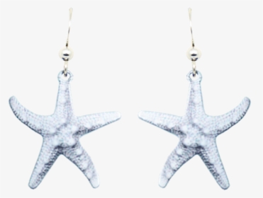White Starfish Png - Earrings, Transparent Png, Free Download