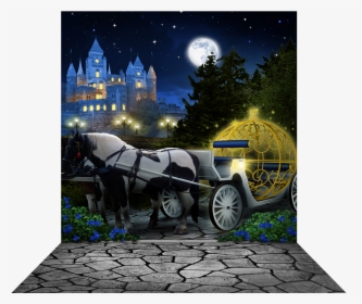 Fantasy Coach With Castle - Horse And Buggy, HD Png Download, Free Download