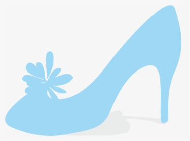 Blue High Heeled Footwear Shoe - Basic Pump, HD Png Download, Free Download