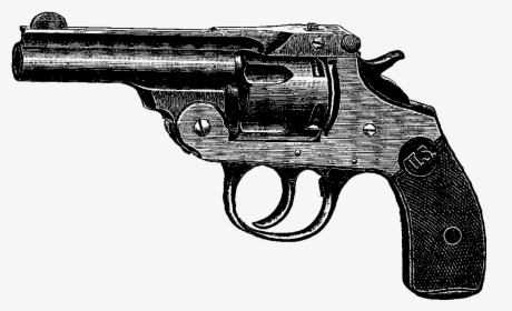 Pistol Clipart Vintage Pistol - Old Gun Image Png, Transparent Png, Free Download