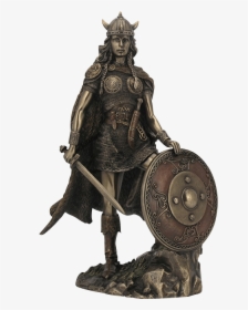 Female Viking Warrior Statue, HD Png Download, Free Download