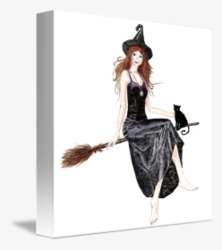 Drawing Witch Broomstick - If You Can T Ride With The Big Girls Stay Off The Broom, HD Png Download, Free Download