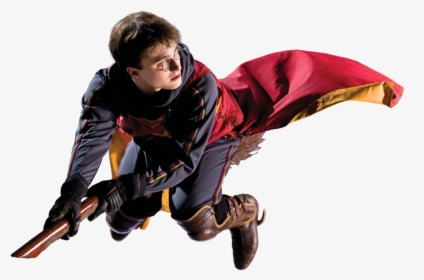 Harry Potter On Broom Png - Harry Potter Quidditch Png, Transparent Png, Free Download