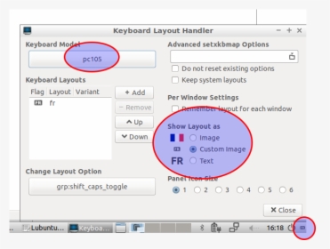 Pc105 - Keyboard Layout Handler Lubuntu, HD Png Download, Free Download