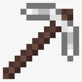 Transparent Minecraft Sword Clipart - Iron Pickaxe Minecraft Png, Png Download, Free Download