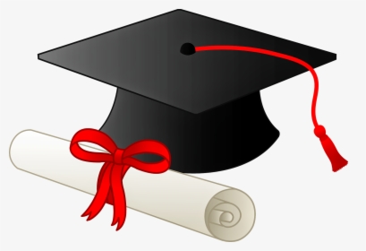 Clip Art Png Library Download And - Graduation Cap And Diploma Cartoon, Transparent Png, Free Download