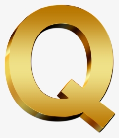 Uppercase Letter Gold Q - Letra Q En Png, Transparent Png, Free Download