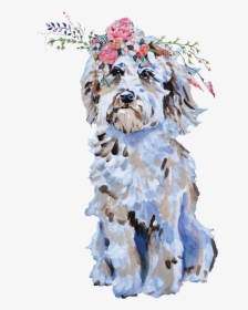 Cosmo - Flowercrown - Yorkshire Terrier, HD Png Download, Free Download