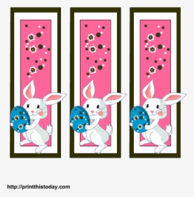 Cute Easter Bookmarks Colour, HD Png Download, Free Download