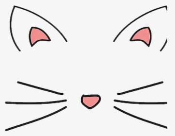 #cat #cats #catears #catnose #tumblr #sticker - Animal Ears Transparent Background, HD Png Download, Free Download