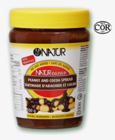Peanut And Cocoa Spread - Natur Chocolate Peanut Butter, HD Png Download, Free Download