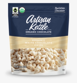 Organic White Chocolate Chips - Artisan Kettle Bittersweet Chocolate Chips Organic, HD Png Download, Free Download