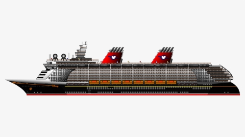 Transparent Cruise Ship Clipart - Disney Cruise Ship Transparent, HD Png Download, Free Download