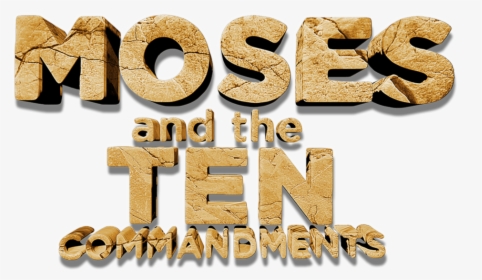 Moses And The Ten Commandments - Calligraphy, HD Png Download, Free Download