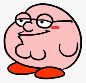 Expression,head,clip Character,glasses - Peter Griffin Kirby, HD Png Download, Free Download
