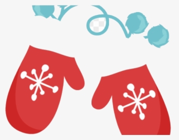 Mittens Winter Clipart Red Transparent Png - Mittens Clipart, Png Download, Free Download