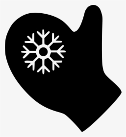 Christmas Mittens Winter - Snowflake Illustration, HD Png Download, Free Download