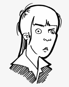 Portrait Of Angry Beth - Sketch, HD Png Download, Free Download