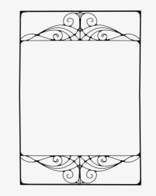 Transparent Line Dividers Png - Frame Art Nouveau Png, Png Download, Free Download