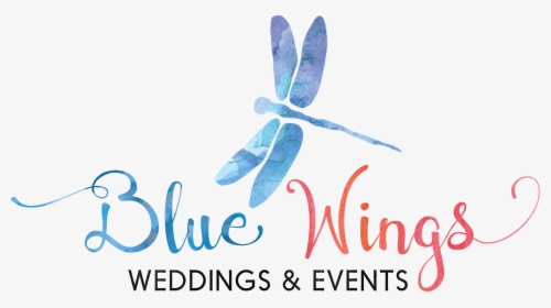 Blue Wings Events - Wedding Event Name Logo, HD Png Download, Free Download