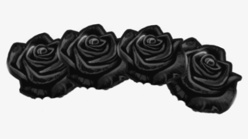 Black Flower Crown - Black Flower Crown Png, Transparent Png, Free Download