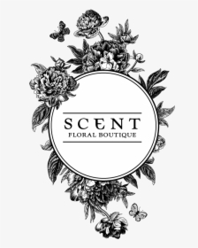 Scent Floral Boutique Logo - His Grace Is Sufficient Bible Verse, HD Png Download, Free Download