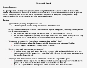Hamlet 1.3 78 Answers, HD Png Download, Free Download