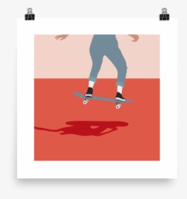 Lindseyrem Skater Poster - Snowboarding, HD Png Download, Free Download