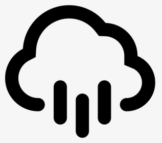Cloud Of Rain Comments - Rain Symbol Svg, HD Png Download, Free Download