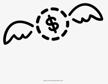 Perdendo-dinheiro Coloring Page - Circle, HD Png Download, Free Download