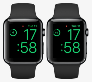 Charging Apple Watch In Nightstand Mode - Apple Watch Heart Rate Exercise, HD Png Download, Free Download