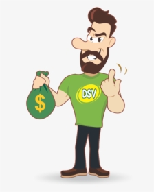 Falar De Dinheiro Sim, Você Vai Descobrir A Melhor - Cartoon, HD Png Download, Free Download